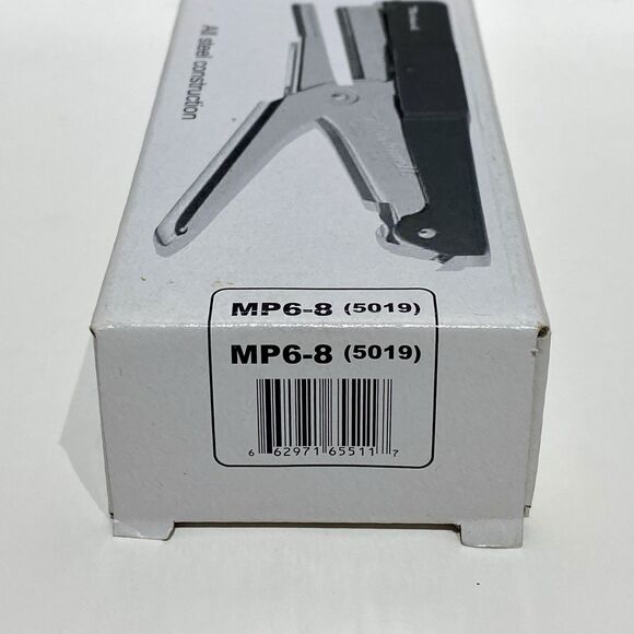 Markwell Stapler MP6-8 Industrial Stapling Plier Manual Steel Top Loading Black - Picture 6 of 7